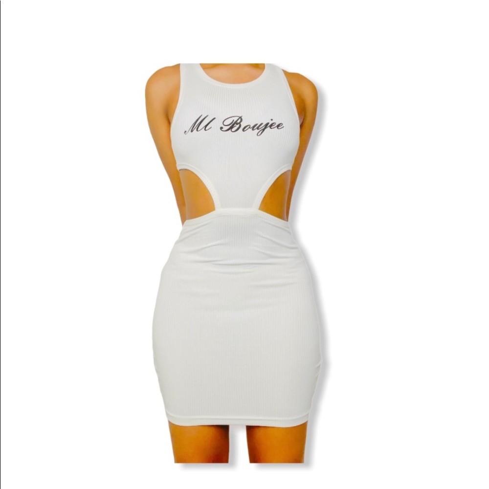 Customize Ml Boujee Cut Out Waist Body Dress